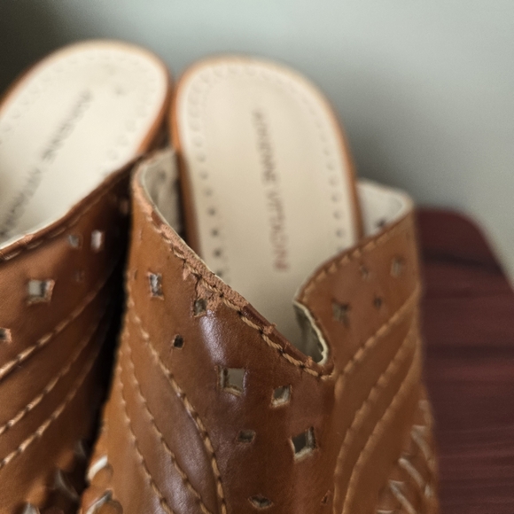 Adrienne Vittadini Wedge sandals sz 8 - Picture 3 of 6